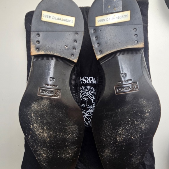 Vintage Versace Men\'s Black Leather Dress Shoes main image 6